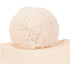 Cream Pom Poms on Cream - Hand Felted Wool Pillow - 20" - ARCADIA HOME